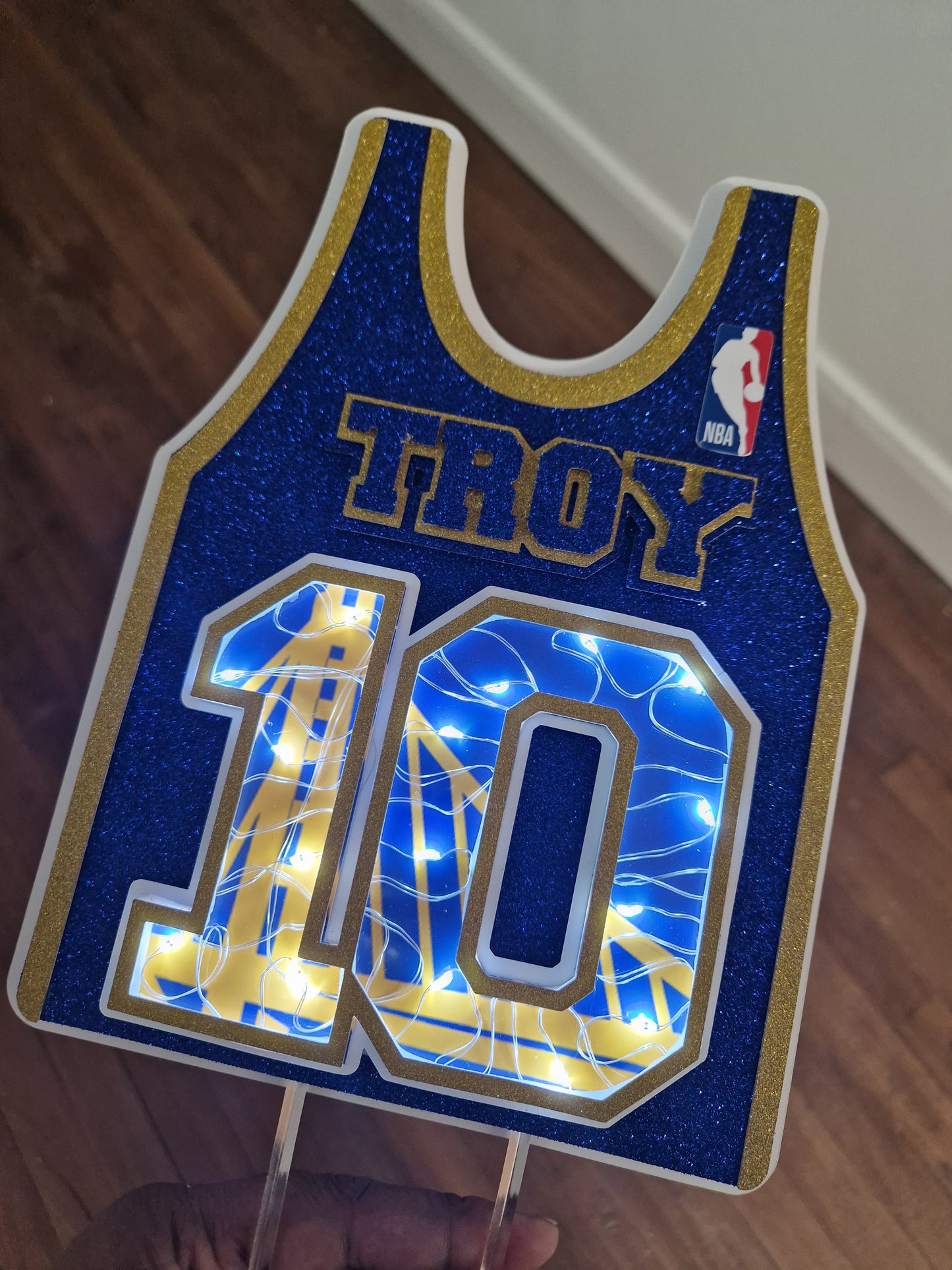 NBA Jersey Style Cake Topper