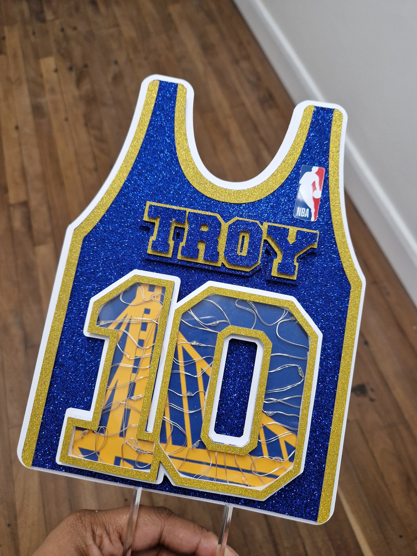 NBA Jersey Style Cake Topper